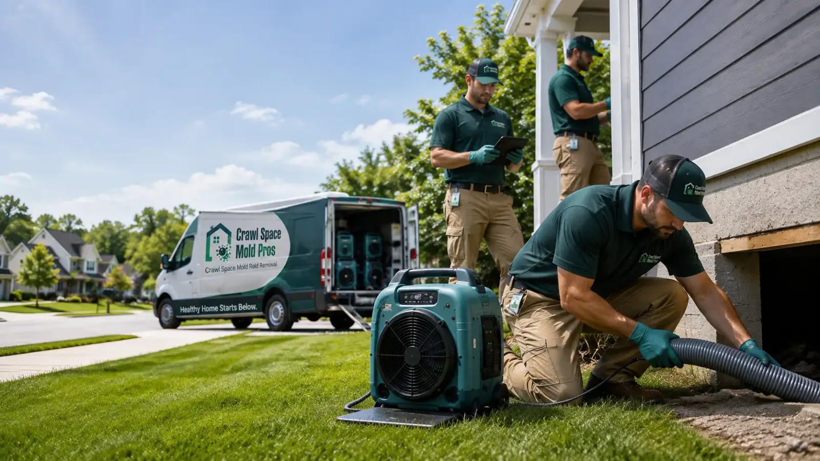 Crawl Space Mold Removal in Beaman, IA